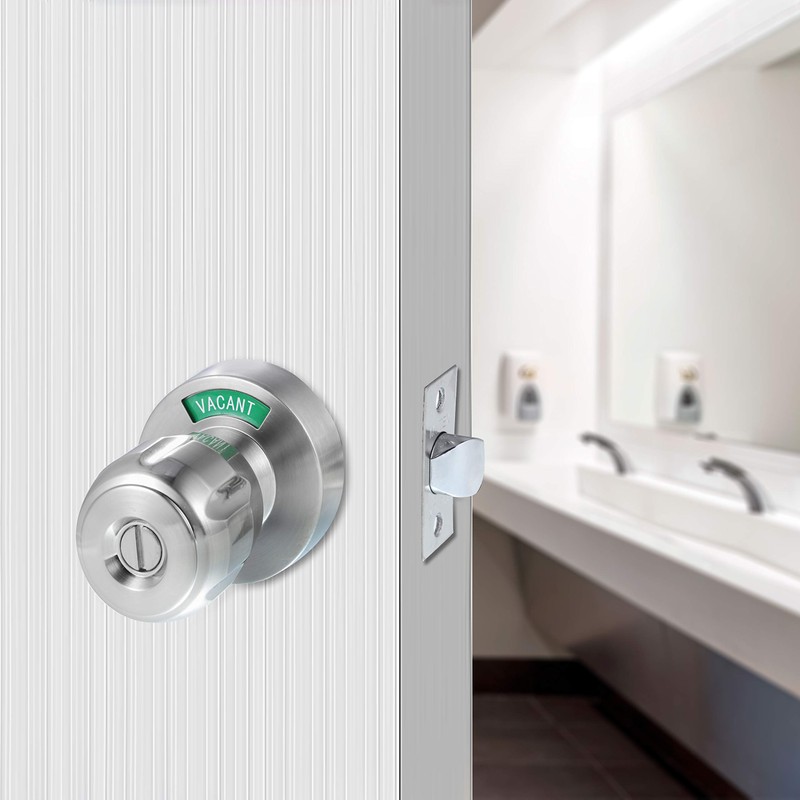 Men or Women Bathroom Privacy Door Knob Lock with Large