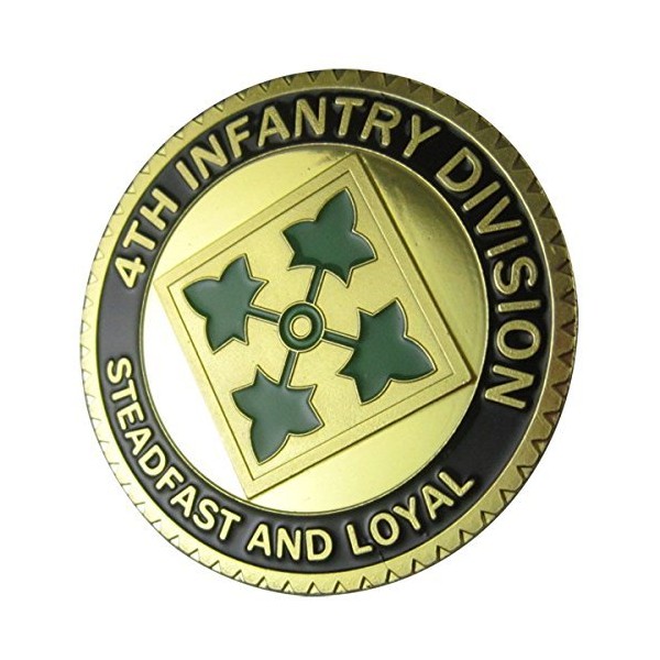 lovesports2013 U.S. Army 4th Infantry Division Steadfast and Loyal GP Coin 1073#