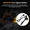 ROADFAR Turn Signal Switch Multi-Function Combination Switch, Push Button, Black,