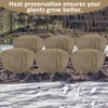 Wesnoy 12 Pcs Winter Plant Covers Freeze Protection 39.4x23.6 Inch