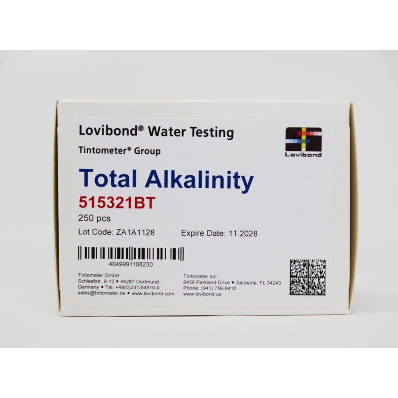 Lovibond Total Alkalinity Count Tablets for pools, spa, hot tubs