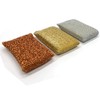 Kyoto Accessories Kitchen Sponge Golden Silver Copper 8.8 x 14.4