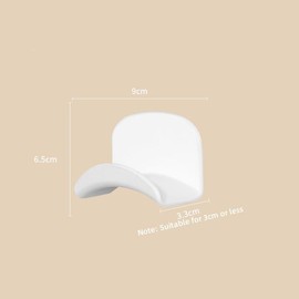 CCeCCe - Juego de 4 soportes para auriculares para juegos, soporte de gancho para colgar en la pared, soporte para colgar debajo del computadora, organizador de almacenamiento para auriculares