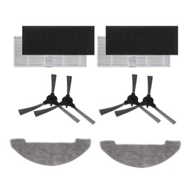 ZRF Replacement Parts Compatible with Proscenic 850T - 4 Filters, 4 Side Brushes, 2 Mop
