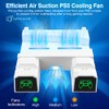 Soporte de ventilador de refrigeración PS5 con estación de carga