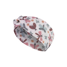 Sterntaler Butterfly Headband - Girls' Hair Band Made of Flame Yarn Jersey in Bow Look - Skin-friendly Children's Headband - Elastic Headband - Ecru, Size 45, ecru