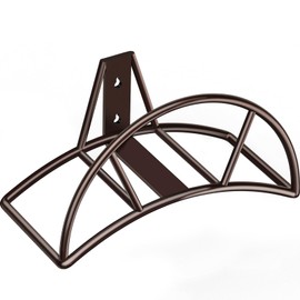TomCare Garden Hose Holder Heavy Duty Water Hose Holder Wall Mount Hose Hanger Decorative Durable Garden Hose Storage Hose Reel Solid Metal Hose Stand Sturdy Hose Holders for Outside Yard, Bronze