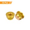 sourcing map Nylon Insert Hex Lock Nuts, 10pcs - M4