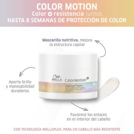 Mascarilla Wella Color Motion 150 Ml Reparación Capilar