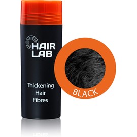 HairLab 100% Organic Hair-Thickening Keratin Fibres for Concealing Hair Loss and Thinning Hair - 15g Black