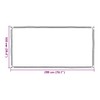 vidaXL Transparent Tarpaulin with Eyelets 1 x 2 m Polyethylene,