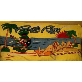 PUERTO RICO - 100% COTTON BEACH TOWEL