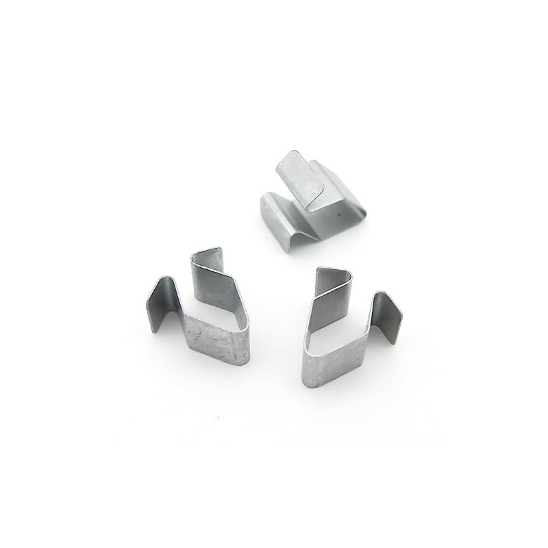 VVO Fasteners- Silver Metal Roof Lining, Headlining Sunvisor and Overhead