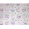 VTG EASTER EGG WRAPPING PAPER GIFT WRAP ADORABLE 2 YARDS