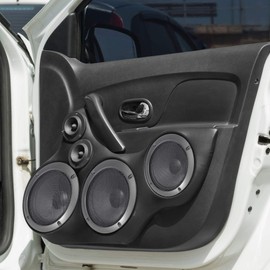 X AUTOHAUX 5" Titanium Tone Audio Speaker Cover Mesh Subwoofer Grill Guard