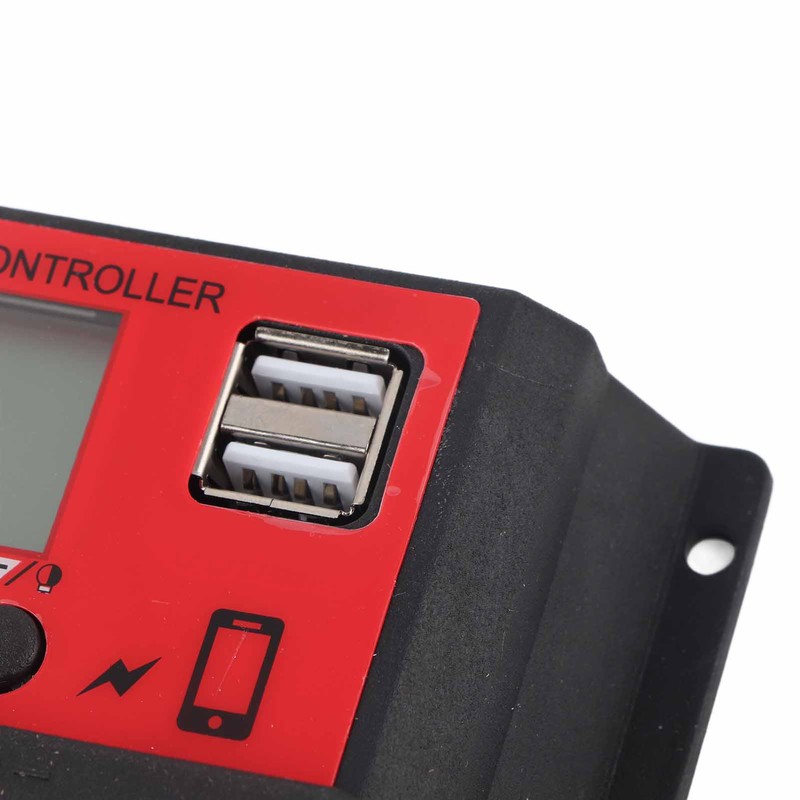 Solar Charge Controller Adjustable Solar Panel Battery Intelligent Regulator with