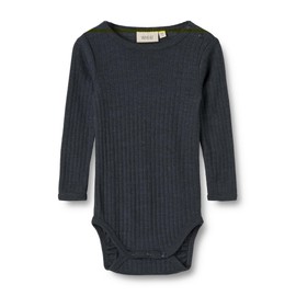 Wheat Lucca Unisex Merino Wool Silk Bodysuit Long Sleeve Oeko-Tex