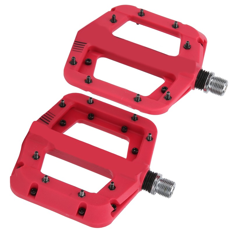 Enlee 2pcs Mountain Bike Pedals NonSlip Nylon Fiber Lightweight Bicycle