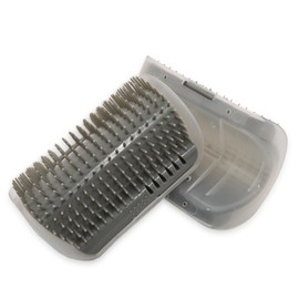 Skruffie’s Love Cat Self Groomer Medium Cat Corner Wall Scratcher Comb Pet Grooming Supplies Massage Brush for Long Short Fur Cats Kitten Puppy