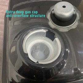 QYMOTO Upgraded CT200U Metal Gas Cap Fuel Tank Cap Tight Seal No Spillage for Coleman CT200U EX,BT200X,Baja MB165 MB200 Axis M200 Minibike Predator 212 Gas Tank Cover Metal Lid