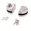 ZONADAH Upgraded Double Glass Door Lock Stainless Steel, Both Sides