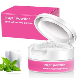 50 g Teeth Whitening Powder, Tooth Powder for White Teeth, Teeth Whitening Powder, Teeth Restoration Powder, Whitening Teeth Against Tooth Discolouration, Removes Years of Stains, Fresh Breath