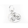 Windalf Irish Jewellery Pendant Diameter 1.2 cm Small Vintage Triskele