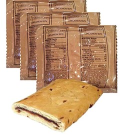 MRE 3 pack Desserts / First Inspection date 2023 to 2025 / Fresh & Fast! (Filled Cinnamon Bun)