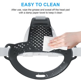 Head Cushion Pad Replacement Compatible for Meta Quest 3 VR Cover Head Strap Pad Comfortable Soft TPU Rear Head Pads Fit for Quest 3 Headset Accessories