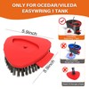 Fatmass Upgraded Spin Mop Replace Scrub Brush Compatible with Vileda