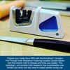 AccuSharp Compact Pull-Through 2-Stage Knife Sharpener, Repairs & Restores Kitchen