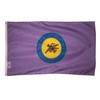 Great Seal Choctaw Nation Purple Large Flag Banner 3x5FT Tribe