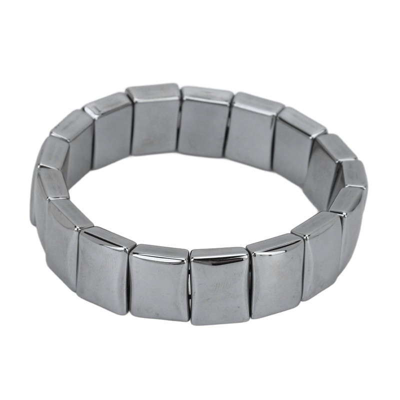 Terahertz Bracelet Rectangle Beads Enhance Physical Fitness Terahertz Healing Stone
