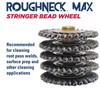 Weiler 13131 4" Roughneck Max Stringer Bead Wire Wheel, 0.020"