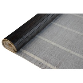 amaZulu Inc. Bamboo Wall Panel 4ft x 8ft – Home Décor for Living Room, TV Wall Covering, Wainscot for Bedroom, Decorative Ceiling Treatment (4ft x 8ft, Dark Brown)