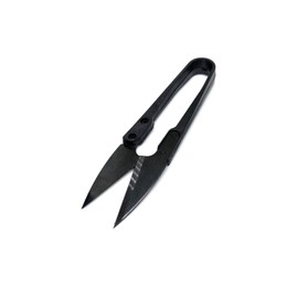 wumio Thread Cutting Scissors, Black, Grip Shears, Thread Cutting Scissors, Grinding Scissors, Easy to Cut Safety, Functional, Knitting, Crafts, Sewing, Handmade, Kids, School, Home Economics, Sewing