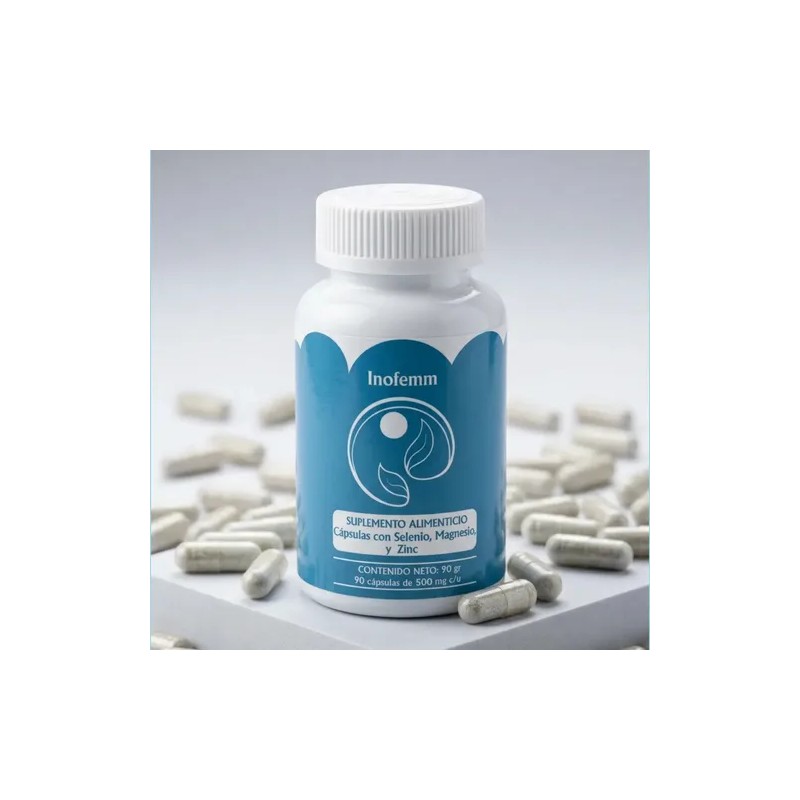 Thyrofemm (selenio, Magnesio Y Zinc) Inofemm 90 Cápsulas Natural