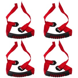 Vicue New 4X Roll Bar Grab Handles Handgrip Kit Replacement Fits for Jeep Wrangler Polar Edition Sport Utility 2-Door 2014, New Version