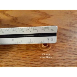 Therma-Tru 4 THERMA-TRU DOOR THRESHOLD  SCREW  COVER  CAPS  LITE WOOD COLORED SILL DOOR