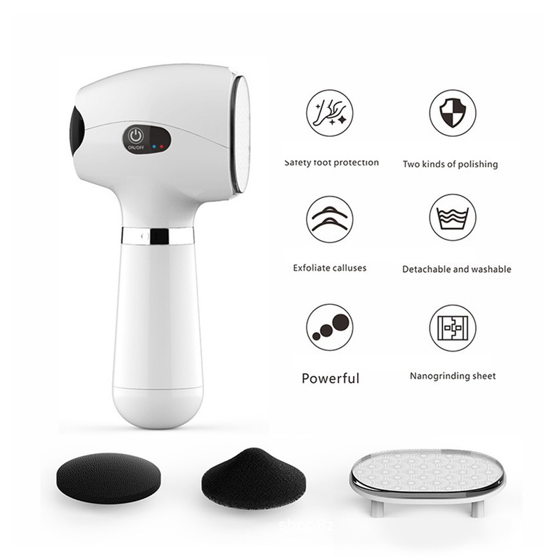 Electric Foot Grinder Glass Nano Sheet Care Double Sided Grinding