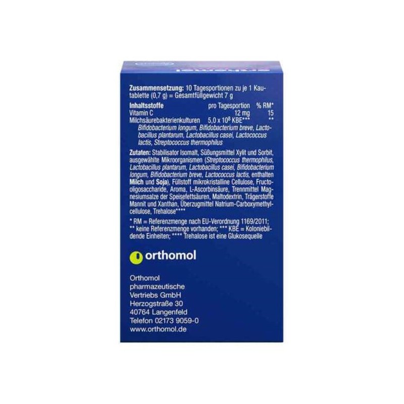 Ossomol 오쏘몰 Orthomo 프로 주니어 츄어블 정제 10개입 Orthomo Pro