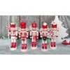 Premier Set Of 5 Nutcracker Christmas Decorations Wooden Tree Decorations