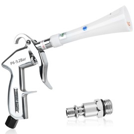 phepetroll Air Blow Gun Car Detailing Dry Cleaning Air Gun with Tapered Nozzle High Pressure Car Cleaning Tool, Car Dryer Air Blower for Car Surfaces Quickly Blasts Dust, Works with Air Compressor
