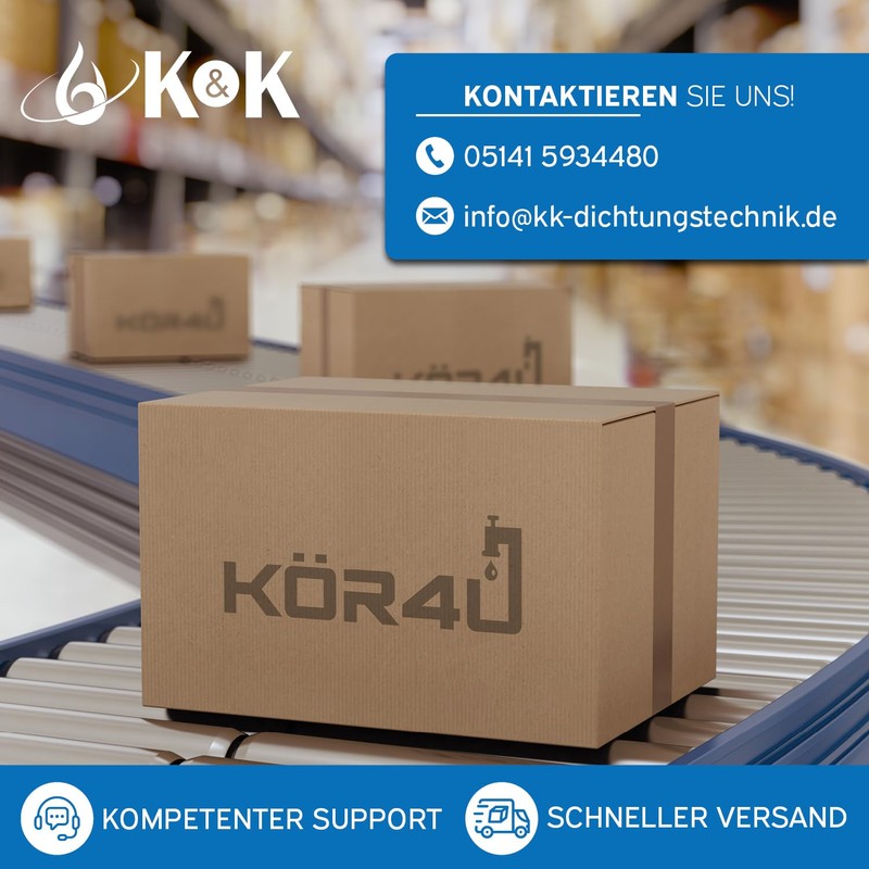 kör4u Design Angle Valve 1/2 x 3/8 Inch Matte Black