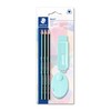 STAEDTLER 61 SBK3 PA Noris pastel stationery set with 3