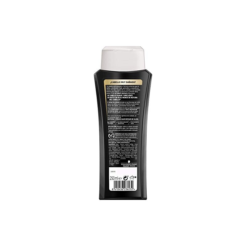 Gliss Ultimate Repair Shampoo 2 x 250 ml
