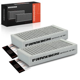 Frankberg 2x Cabin Air Filter Pollen Filter with Activated Carbon Compatible with XD3 F25 X3 F25 X4 F26 Replacement # 64119237159