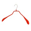 Mawa Narrow Petite Clothing Hangers, Steel Hanger with Non-Slip Coating,