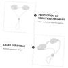 OSALADI 1pc Comfortable Sunbathing Eye Mask Ergonomic Shading Goggle for