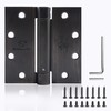 3 Pieces Self Closing Door Hinges 4-1/2 inch Oil Rubbed
